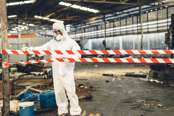 Professional Unattended Death Cleanup technician working in Oldwick, NJ